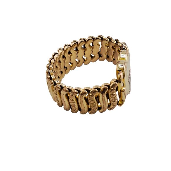 Vintage WW II Sweetheart Expansion Bracelet American Queen by Pitman and Keeler - Picture 3 of 8